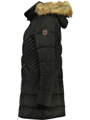 Geographical Norway Płaszcz zimowy "Abeille" w kolorze czarnym