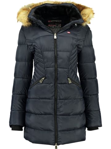 Geographical Norway Wintermantel "Abeille" donkerblauw