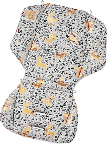Gesslein Zitmatje "Loop F" grijs/goudkleurig - (L)76 x (B)27 cm