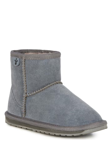 EMU Leren winterboots "Wallaby Mini Teens" grijs