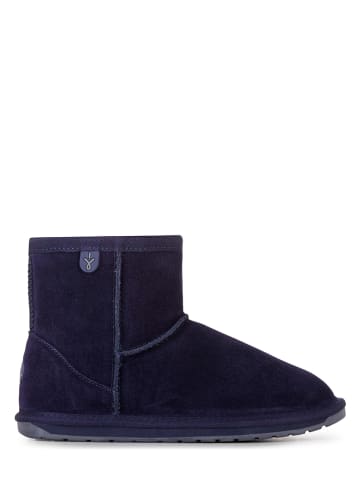 EMU Leren boots donkerblauw