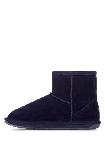 EMU Leder-Boots in Dunkelblau