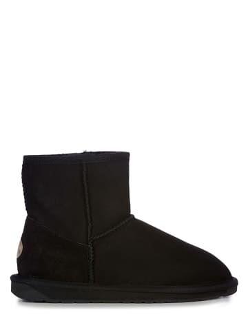 EMU Leder-Winterboots "Stinger Mini" in Schwarz