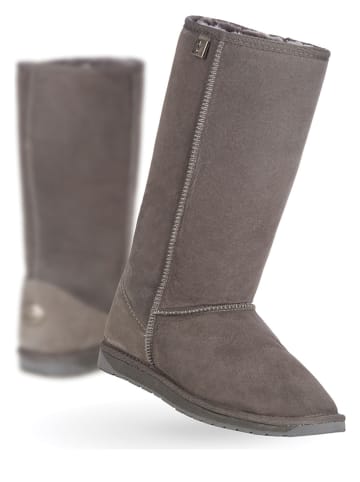 EMU Leder-Winterstiefel "Platinum Stinger Hi" in Grau