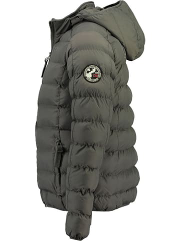 Geographical Norway Doorgestikte jas grijs