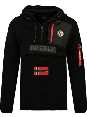 Geographical Norway Bluza polarowa "Terifique" w kolorze czarnym