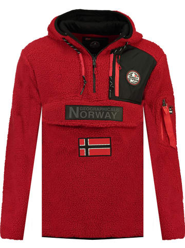 Geographical Norway Fleece trui "Terifique" rood