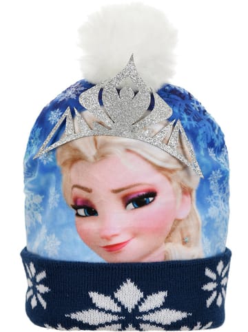 Disney Frozen Mütze "Frozen" in Blau/ Dunkelblau