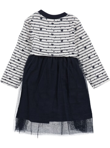 Schiesser Kleid in Dunkelblau/ Weiß