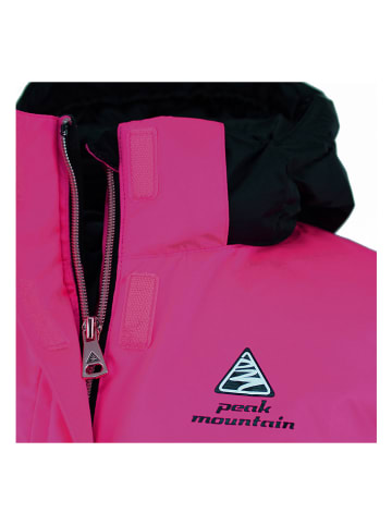 Peak Mountain Ski-/snowboardjas zwart/roze