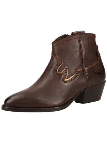 MUSTANG SHOES Enkellaarzen bruin