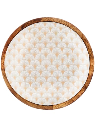 Björn Salaterka "Pastel Fan" w kolorze brązowo-brzoskwiniowym - Ø 24 cm