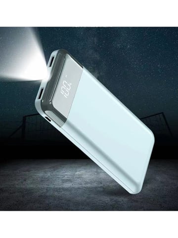SmartCase Powerbank w kolorze niebieskozielonym - 30.000 mAh