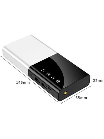 SmartCase Powerbank in Weiß - 6.000 mAh