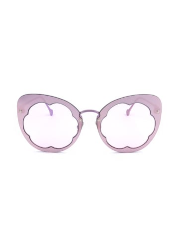 Salvatore Ferragamo Damskie okulary przeciwsłoneczne w kolorze fioletowo-jasnoróżowym