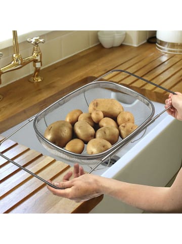 COOK CONCEPT Roestvrijstalen zeef - (B)51 x (H)11 x (D)24 cm