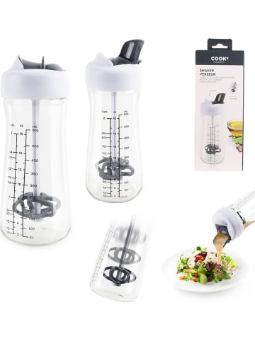 COOK CONCEPT Dressingshaker wit - 500 ml