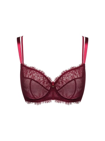 Kinga Halfvoorgevormde beha bordeaux