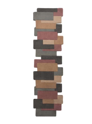 Flair Rugs Woll-Läufer in Bunt