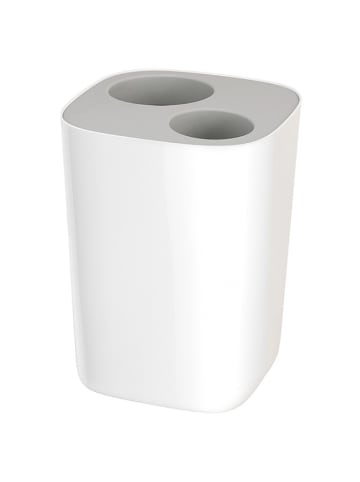 JosephJoseph Kosz łazienkowy "Split" w kolorze biało-szarym - 8 l