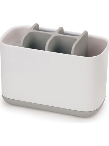 JosephJoseph Tandenborstelhouder "Easy-Store" wit/grijs - (B)17 x (H)13 x (D)9 cm