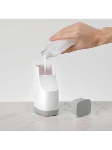 JosephJoseph Seifenspender "Slim" in Weiß/ Grau - 350 ml