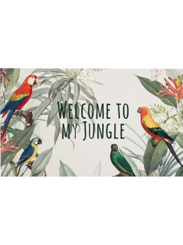 Madre Selva Fußmatte "My Jungle" in Bunt - (L)70 x (B)40 cm