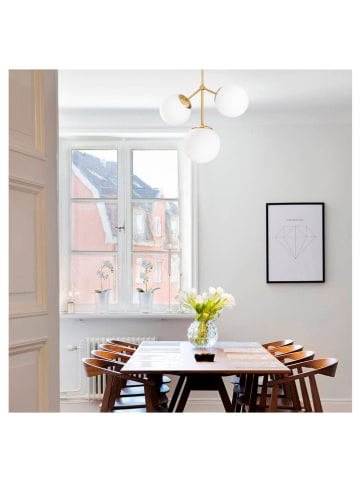 Opviq Lampa sufitowa "Damar" w kolorze złoto-białym - 43 x 15 cm