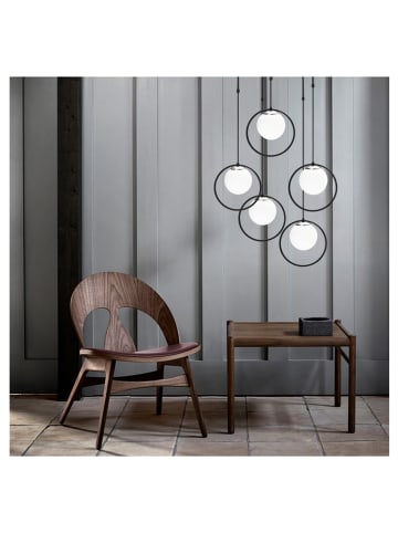 Opviq Hängeleuchte in Schwarz/ Weiß - (H)50 x Ø 74 cm