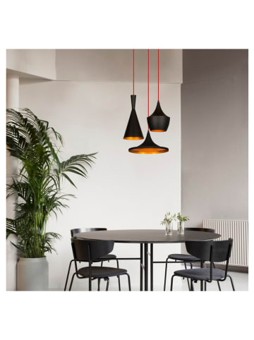 Opviq Hängeleuchte "Elmas" in Schwarz/ Gold - Ø 51 cm