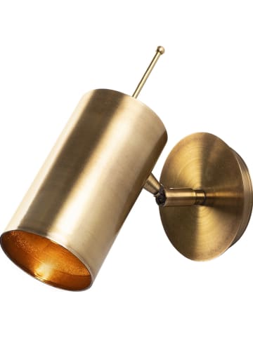 Opviq Wandlamp "Kem" goudkleurig - (B)9 x (H)23 cm