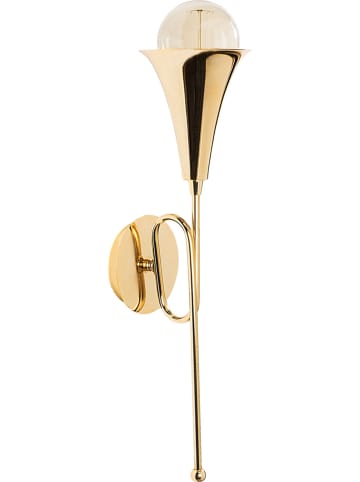 Opviq Wandlamp "Sarmal" goudkleurig - (B)13 x (H)52 cm