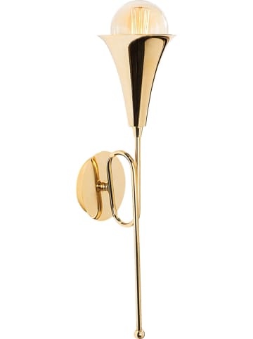 Opviq Wandlamp "Sarmal" goudkleurig - (B)13 x (H)52 cm