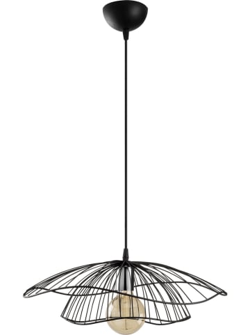 ABERTO DESIGN Lampa wisząca w kolorze czarnym - wys. 30 x Ø 50 cm