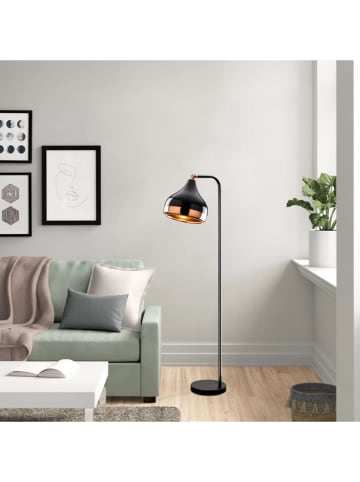 Opviq Standleuchte in Schwarz/ Gold - (H)120 cm