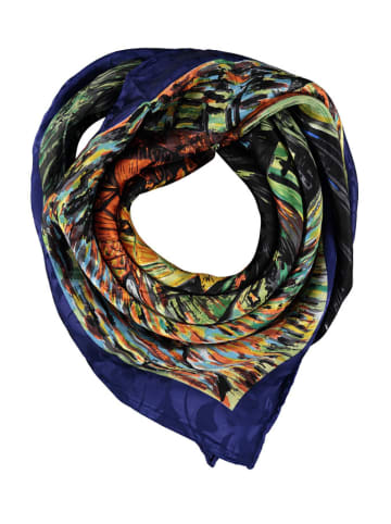 Made in Silk Zijden sjaal meerkleurig - (L)90 x (B)90 cm