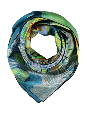 Made in Silk Zijden sjaal meerkleurig - (L)90 x (B)90 cm
