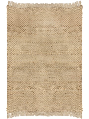 THE HOME DECO FACTORY Kurzflor-Teppich in Beige - (L)170 x (B)120 cm