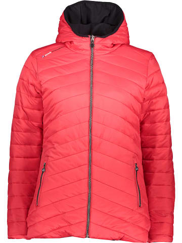 Peak Mountain Wende-Winterjacke in Schwarz/ Rot