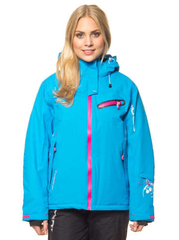 Peak Mountain 2-delige ski-/snowboardoutfit blauw/zwart