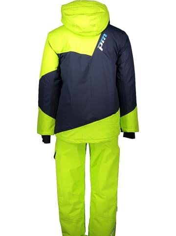 Peak Mountain 2-delige ski-/snowboardoutfit groen/zwart