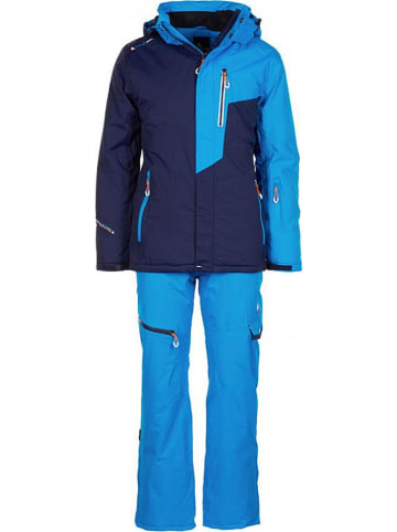 Peak Mountain 2tlg. Ski-/ Snowboardoutfit in Dunkelblau/ Blau