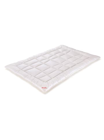 Paradies Satin-Faserdecke "Perla" in Weiß
