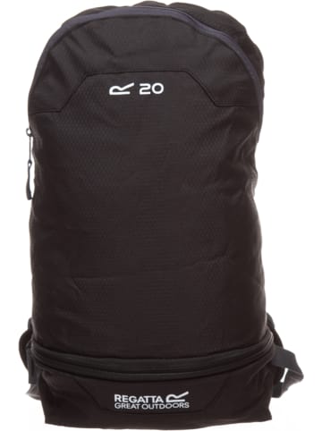 Regatta Rucksack "Packaway Hipack" in Schwarz - (B)46 x (H)35 x (T)10 cm