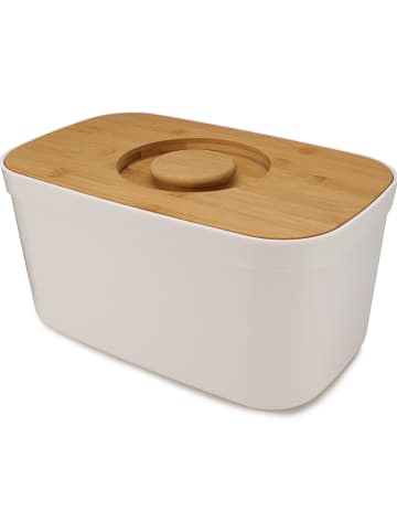 JosephJoseph Brotkasten in Weiß/ Natur - (L)35 x (B)22 x (H)19 cm