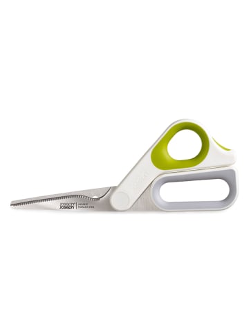 JosephJoseph Küchenschere "PowerGrip" in Weiß/ Grün - (L)22,4 cm