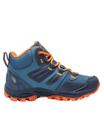 Trollkids Wandelschoenen "Rondane Hiker Mid" donkerblauw/oranje