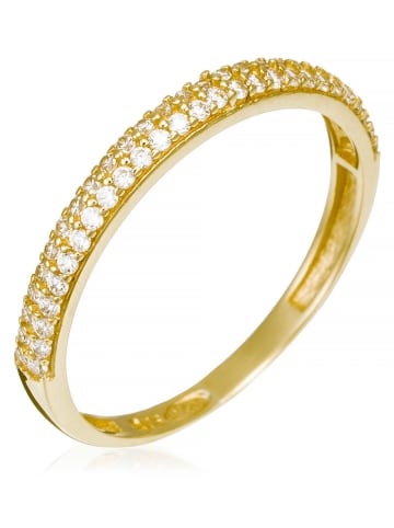 OR ÉCLAT Gouden ring "Amour innocent" met edelstenen