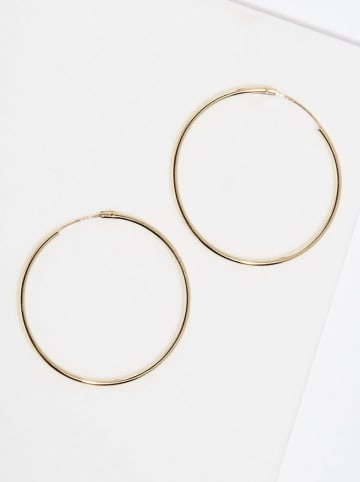 OR ÉCLAT Gold-Creolen "Créoles lisses"