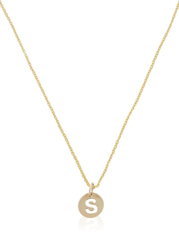 OR ÉCLAT Gouden hanger "Lettre S dorée"
